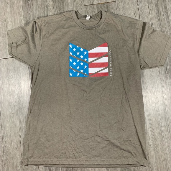 Next Level “Made in USA” Split Flag Tee - Picture 1 of 7